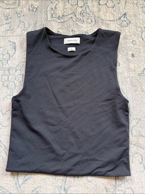 Babaton Black Muscle Tank Top